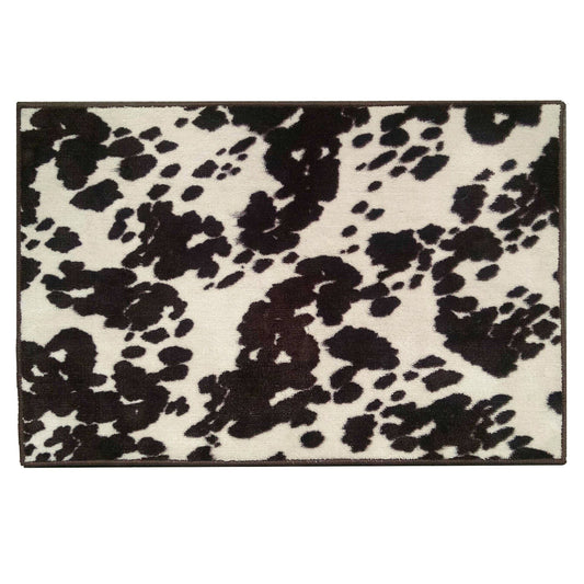 Elsa Cowhide - Cowhide Print Rug - Cream / Brown
