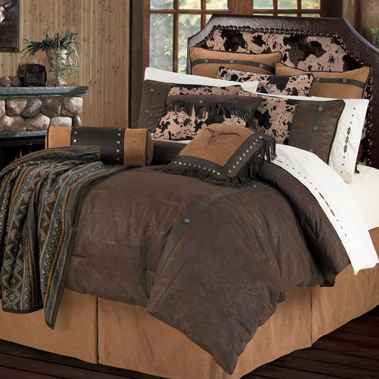 Caldwell - Twin Comforter Set (Set of 4) - Brown