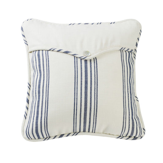 Prescott - Linen Weave Envelope Pillow - Navy