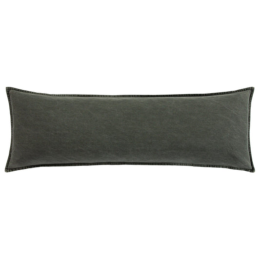 Cotton Canvas - Stonewashed Long Lumbar Pillow - Duffle Bag