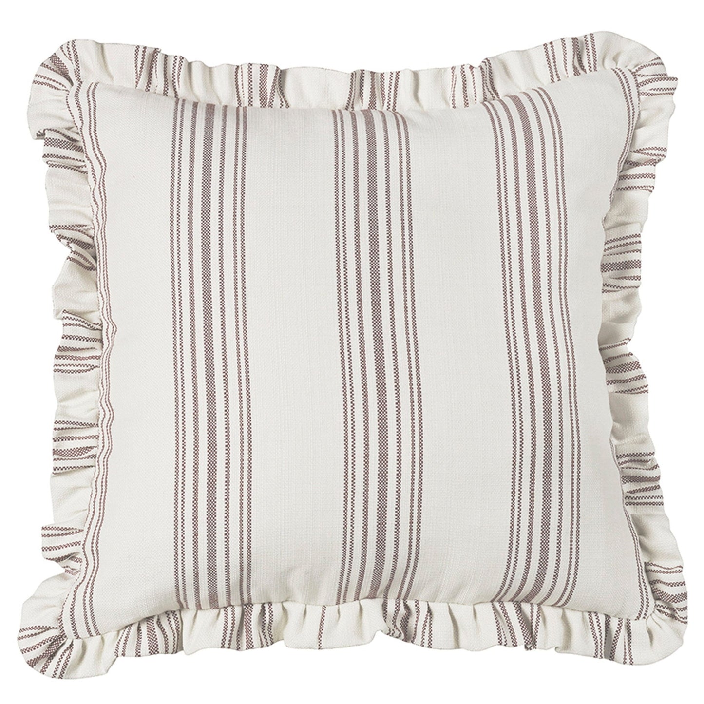 Prescott - Ruffled Euro Sham - Taupe