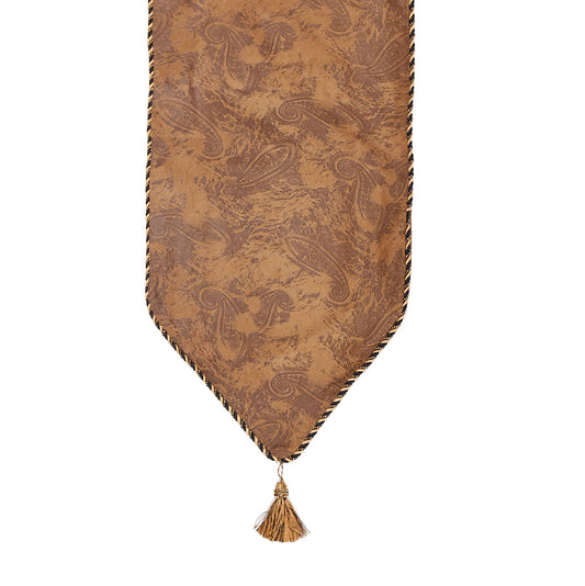 Large Paisley - Runner - Light Brown