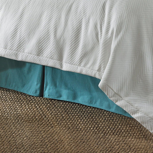 Catalina - King Bed Skirt - Turquoise