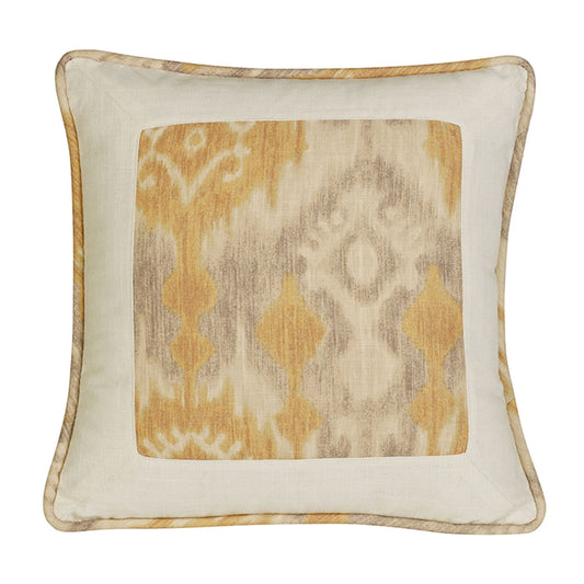Casablanca - Framed Pillow - Tan / Orange