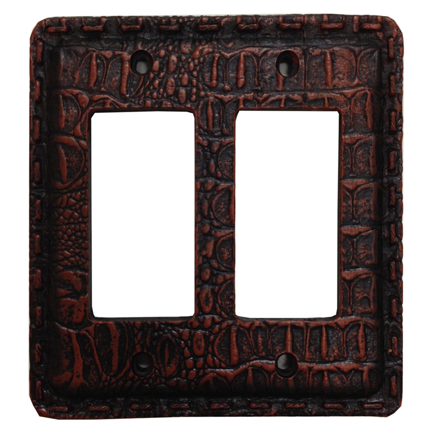 Resin Gator Switch Plate - 5" x 5" Resin Gator Double Rocker Wall Switch Plate - Multi