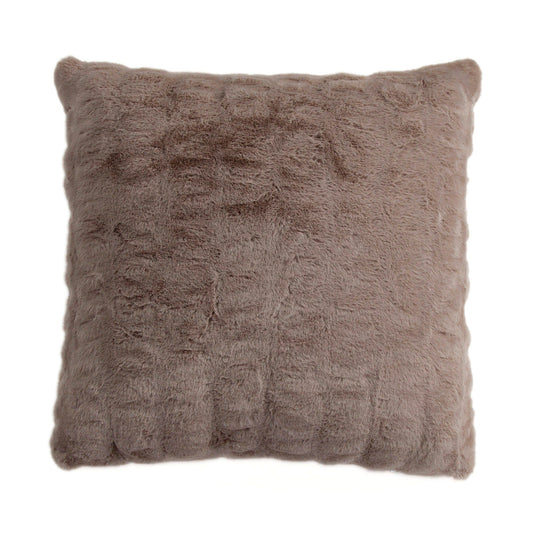 Ruched Rabbit - Euro Pillow With Down Insert - Blush