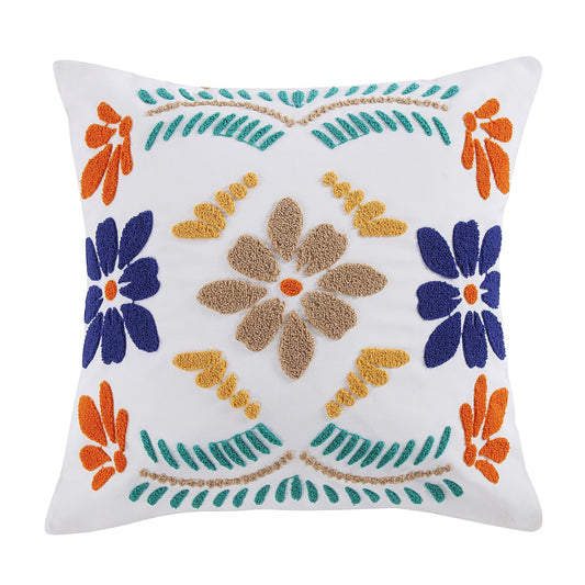 Outdoor Pillow - Bonita Indoor/Outdoor Pillow - Turquoise / Yellow