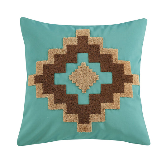 Outdoor Pillow - Serape Indoor/Outdoor Pillow - Turquoise