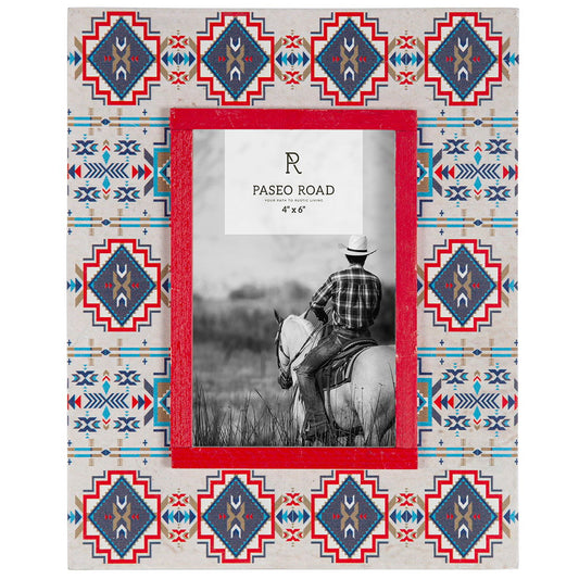 Spirit Valley - 4" x 6" Picture Frame - Cream / Red / Green