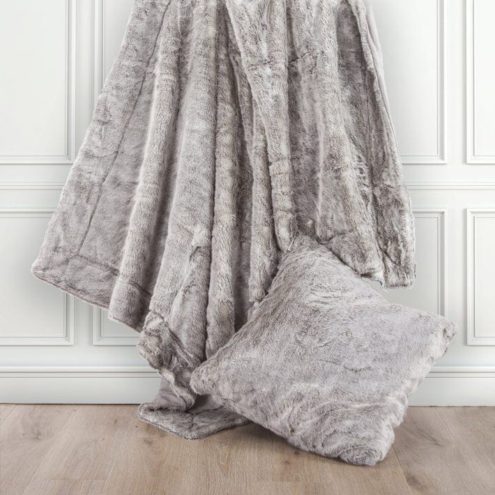 Arctic Bear - Oversized Throw Blanket - Gray