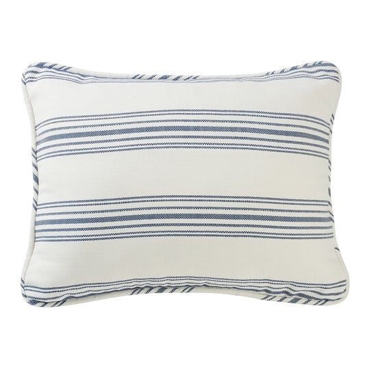 Prescott - 21" x 34" Stripe Pillow Sham (Set of 2) - Navy