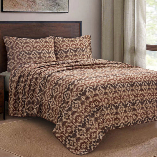 Mesa - King Wool Blend Blanket Set (Set of 3) - Multi Color