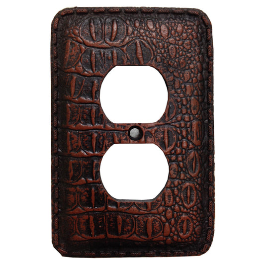 Resin Gator Switch Plate - 5" x 3.5" Resin Gator Single Outlet Cover Wall Plate - Multi