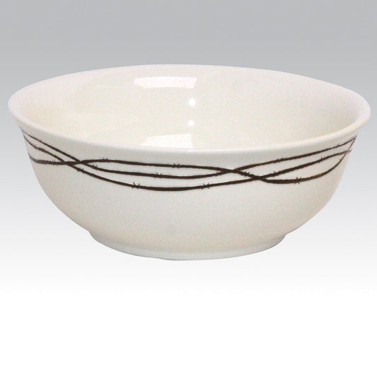 Rustic Barbwire - Barbwire Serving Bowl - Cream