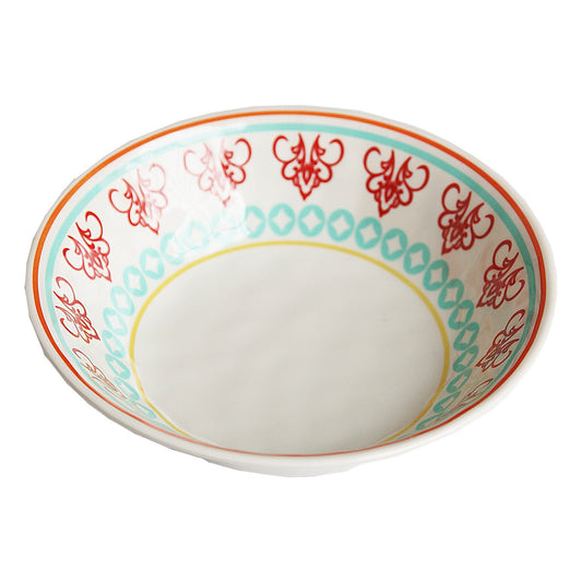 Western Melamine - Dinner Bowl (Set of 4) - Multi Color