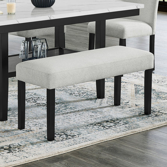 Celeste - Dining Bench - Stone
