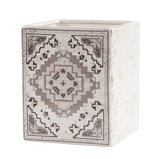 Dakota - Ceramic Wastebasket - Cream