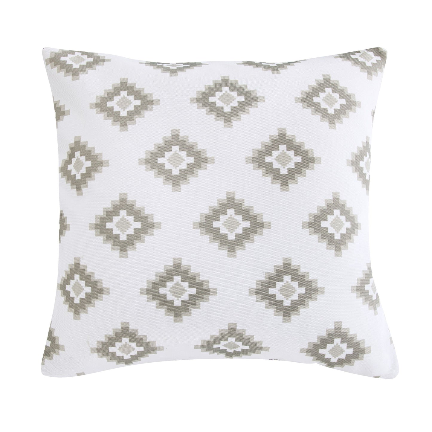 Chalet - Aztec Indoor/Outdoor Pillow - Taupe