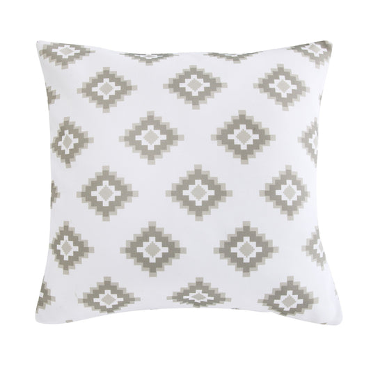 Chalet - Aztec Indoor/Outdoor Pillow - Taupe