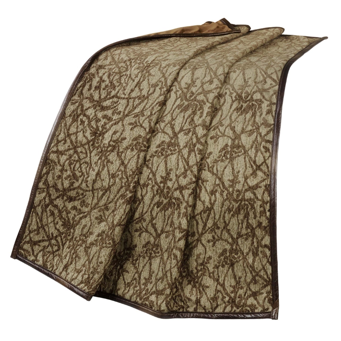 Highland Lodge - Reversible Throw Blanket - Brown