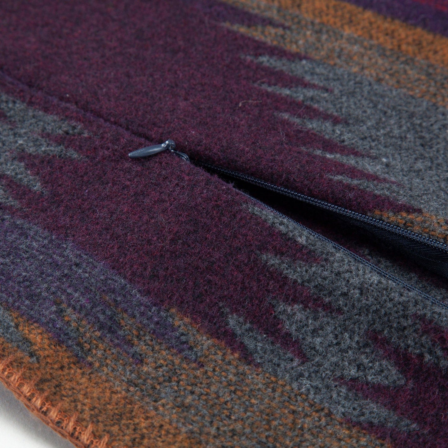 Gila - Wool Blend Square Pillow - Multi Color