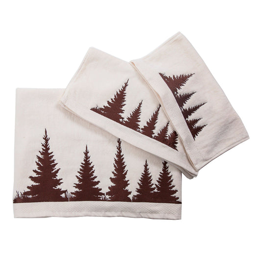 Clearwater Pines - Towel Set (Set of 3) - Cream