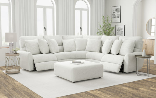 Majesty - Deep Seating Power Reclining Sectional And Ottoman
