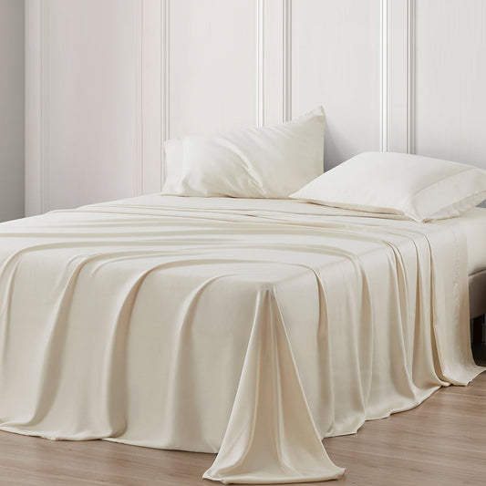 Lyocell - Queen Eucalyptus Sheet Set (Set of 4) - Ivory