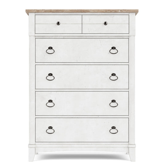Maddox - 5 Drawer Chest - White