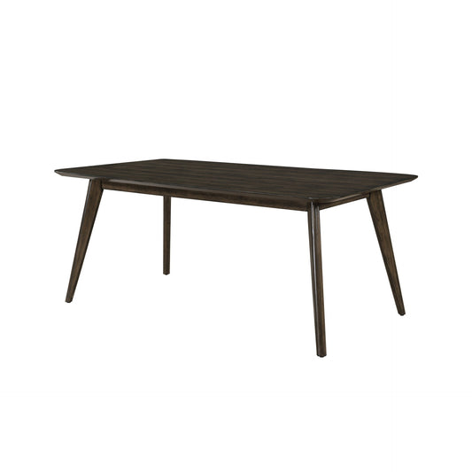 Rex - 72" Fixed Top Rectangle Dining Table - Walnut Brown