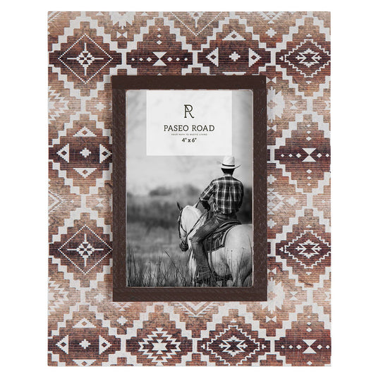 Chalet - 4" x 6" Picture Frame - Brown / White