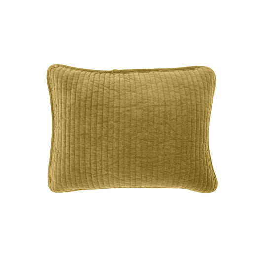 Stonewashed Cotton Velvet - Boudoir Pillow - Tuscan