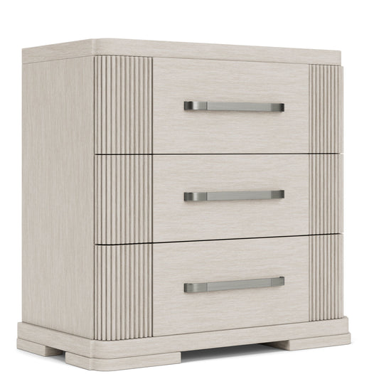 Alexis - 3-Drawer Nightstand - Latte Essence