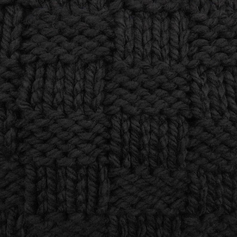 Chess Knit - Throw - Black