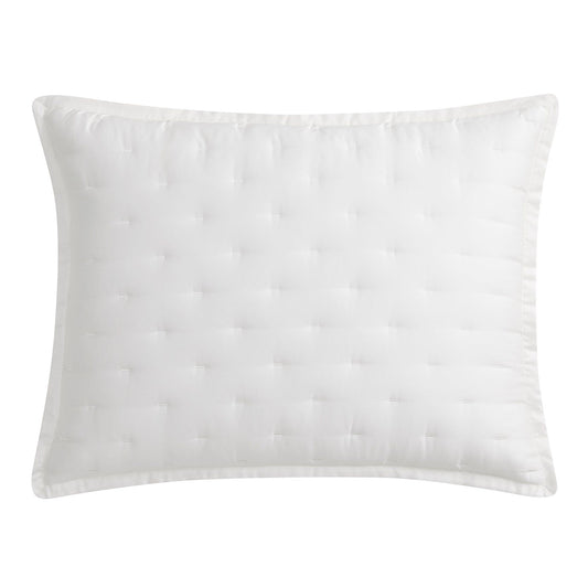 Lyocell - 21" x 27" Eucalyptus Quilt Pillow Sham Set (Set of 2) - White