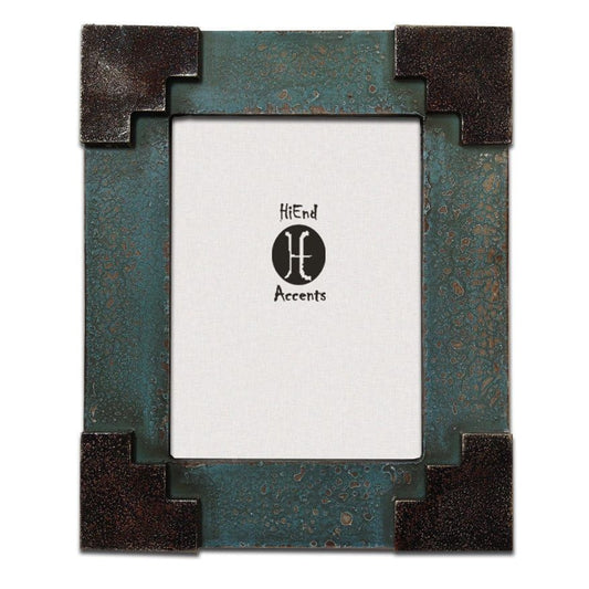Picture Frame - Santa Fe Corner Southwest Picture Frame - Turquoise