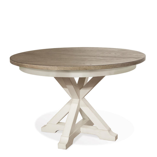 Myra - Round Dining Table - Paperwhite