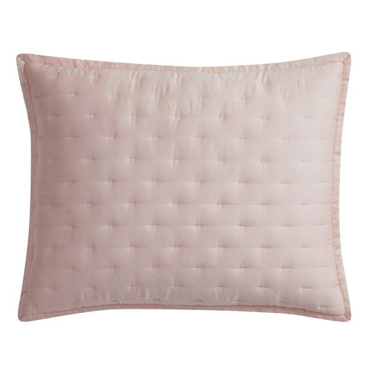 Lyocell - 21" x 34" Eucalyptus Quilt Pillow Sham Set (Set of 2) - Blush