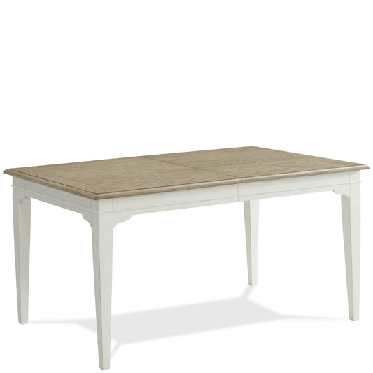 Myra - Rectangular Leg Dining Table - Natural / Paperwhite