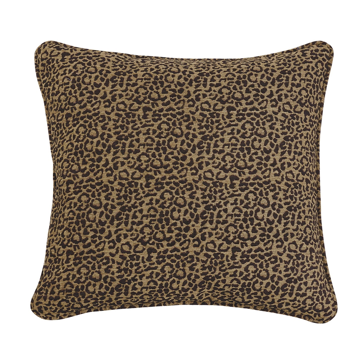 Adrienne - Chenille Euro Sham - Tan / Brown