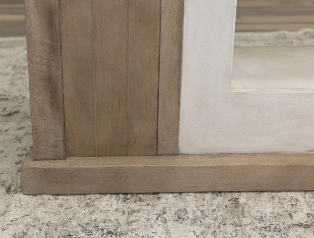 IFD Natural Parota Electric Fireplace