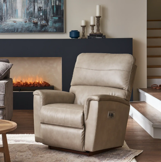 Ava Power Rocking Recliner w/Headrest and Lumbar
