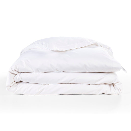 Vesper - Queen 350TC Sateen Duvet Cover - White