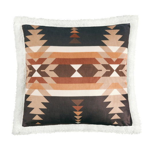 Campfire - Yosemite Campfire Sherpa Pillow - Black