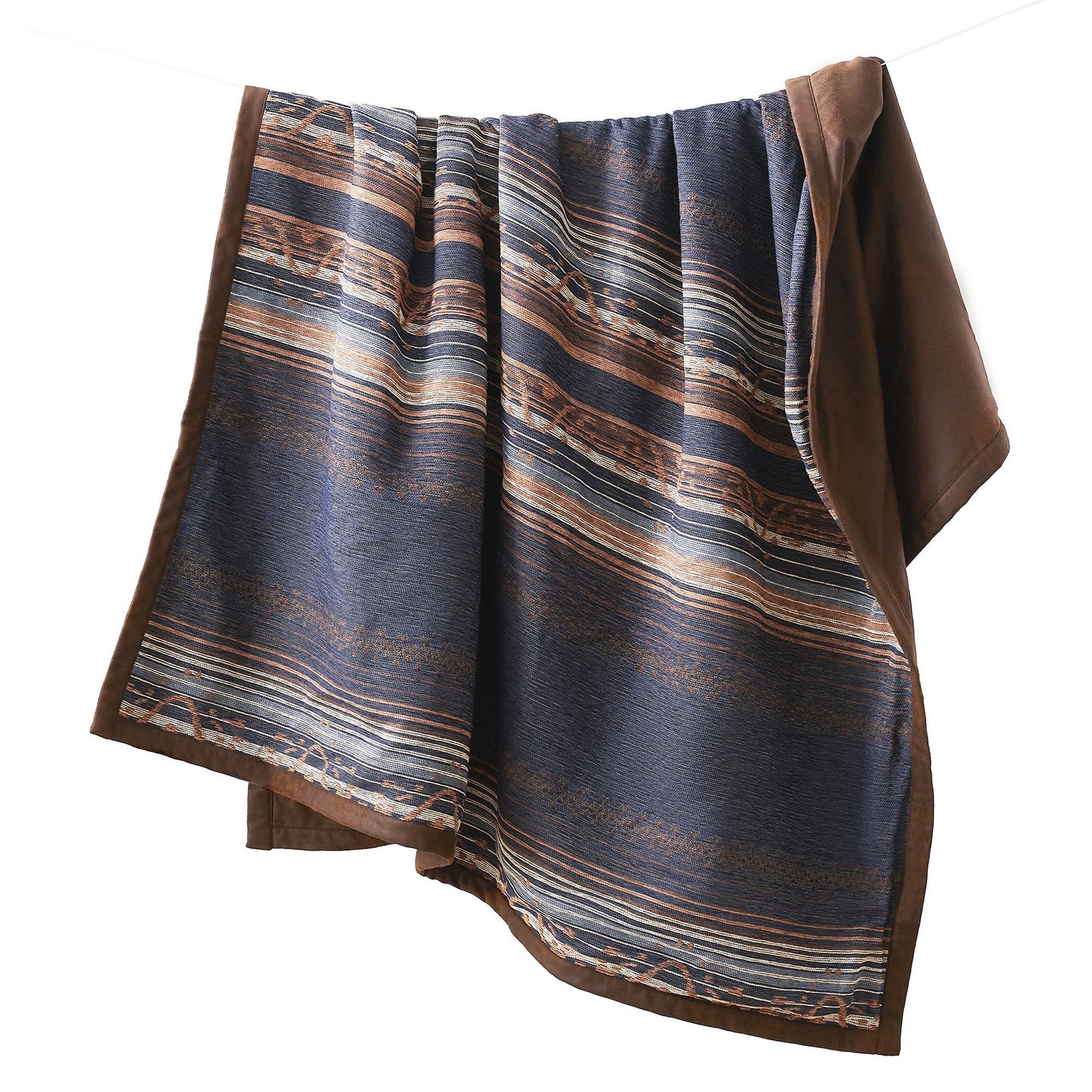 Estes - Chenille Throw - Blue