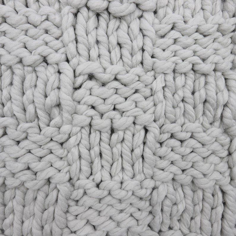Chess Knit - Throw - Gray