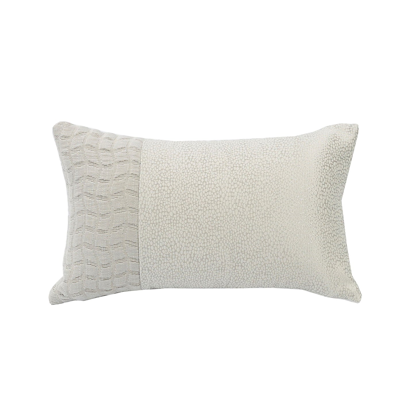Wilshire - Diamond Pattern Lumbar Pillow - Cream