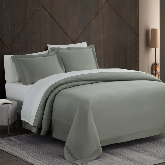 Lyocell - King Eucalyptus Duvet Cover Set (Set of 3) - Sage