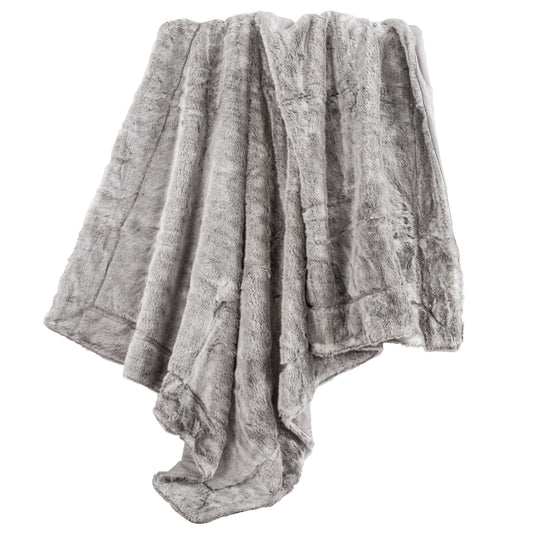 Arctic Bear - Oversized Throw Blanket - Gray
