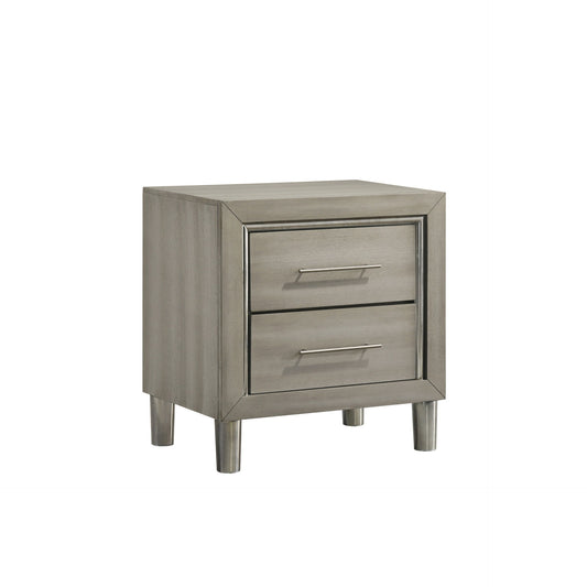 Lennox - 2 Drawer Nightstand - Gray